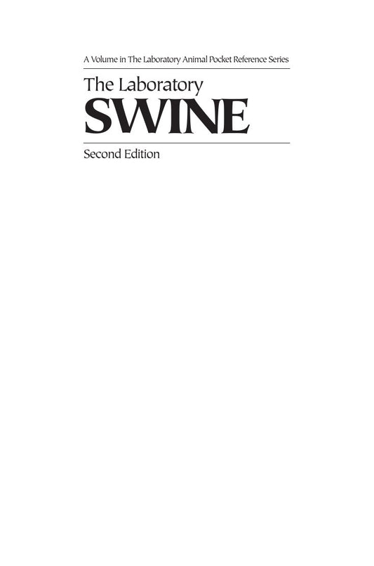 Look Inside sample page 2 - The Laboratory Swine 2Nd Edition