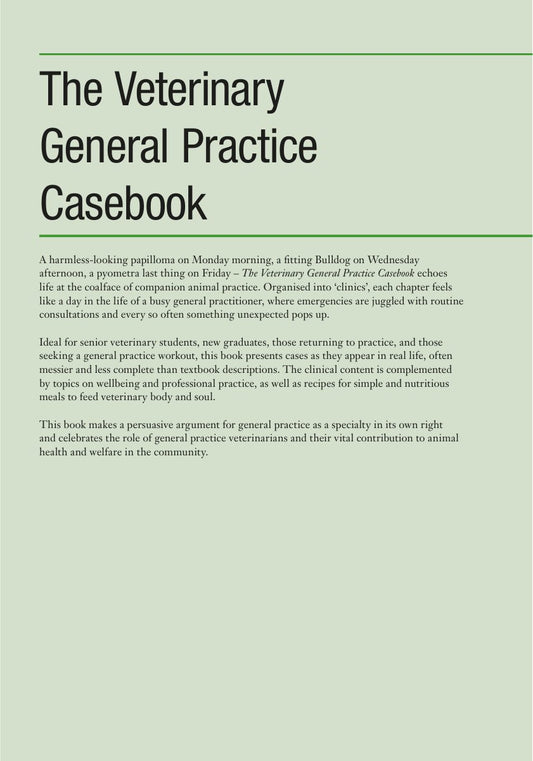 Look Inside page 2 - The Veterinary General Practice Casebook