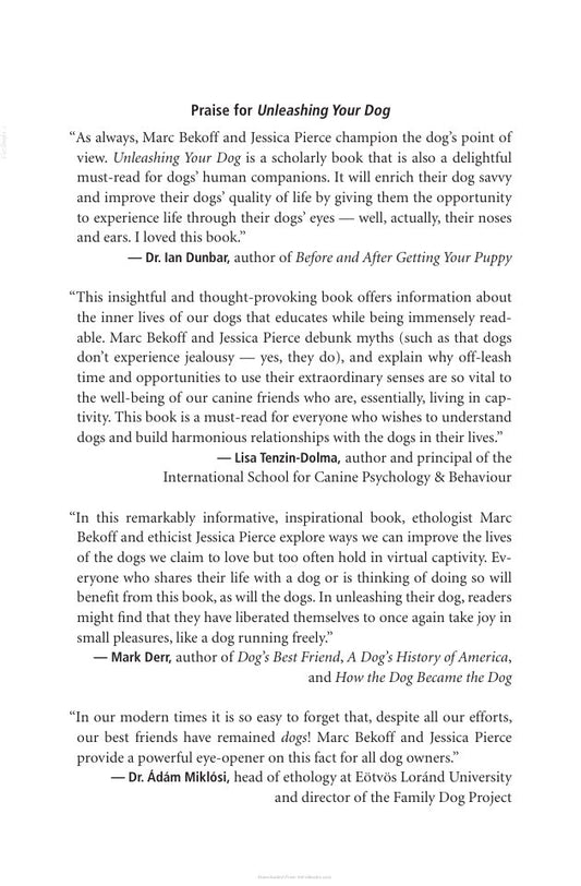 Look Inside sample page 2 - Unleashing Your Dog A Field Guide To Giving Your Canine Companion The Best Life Possible