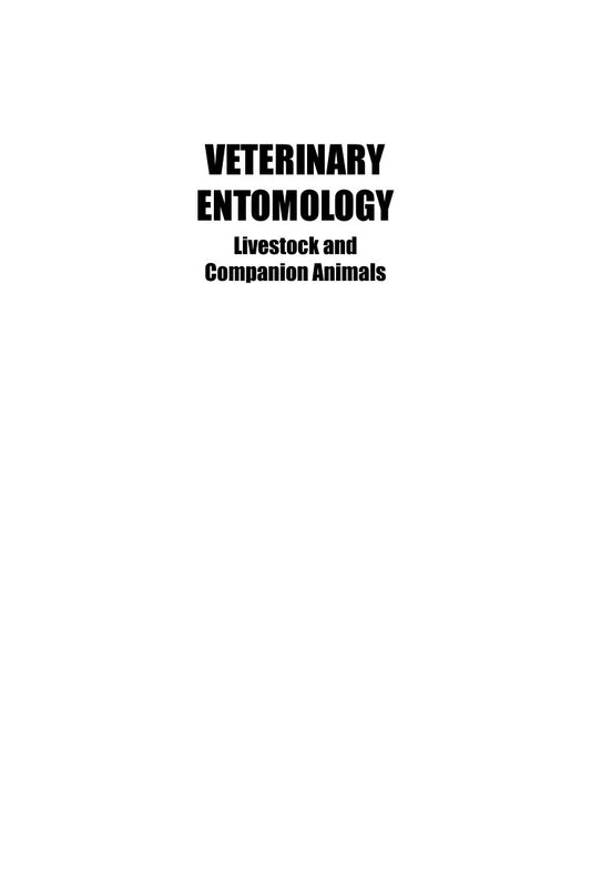 Look Inside sample page 2 - Veterinary Entomology Livestock And Companion Animals