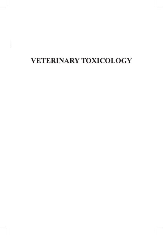 Look Inside sample page 2 - Veterinary Toxicology By Patricia Marques