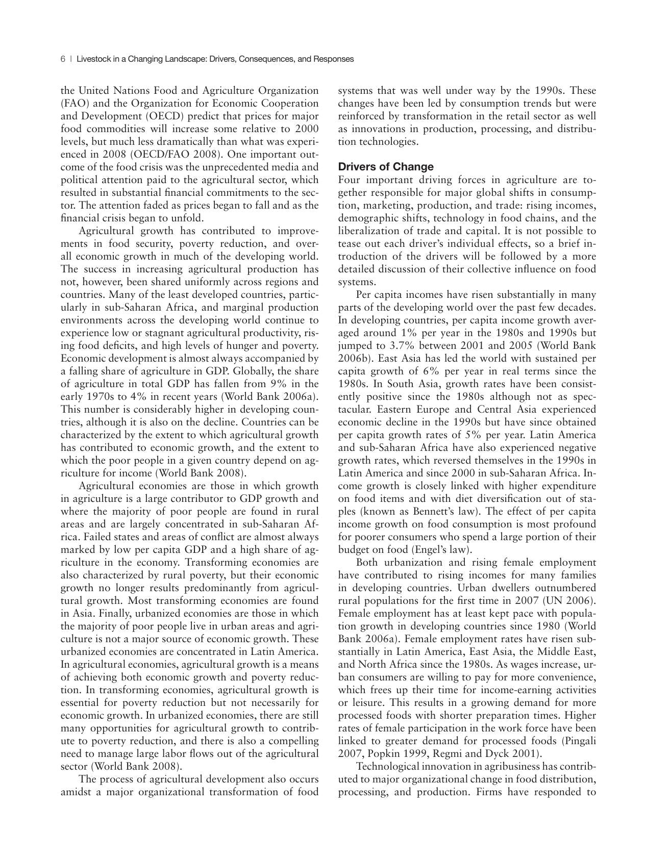 Livestock In A Changing Landscape Volume 1