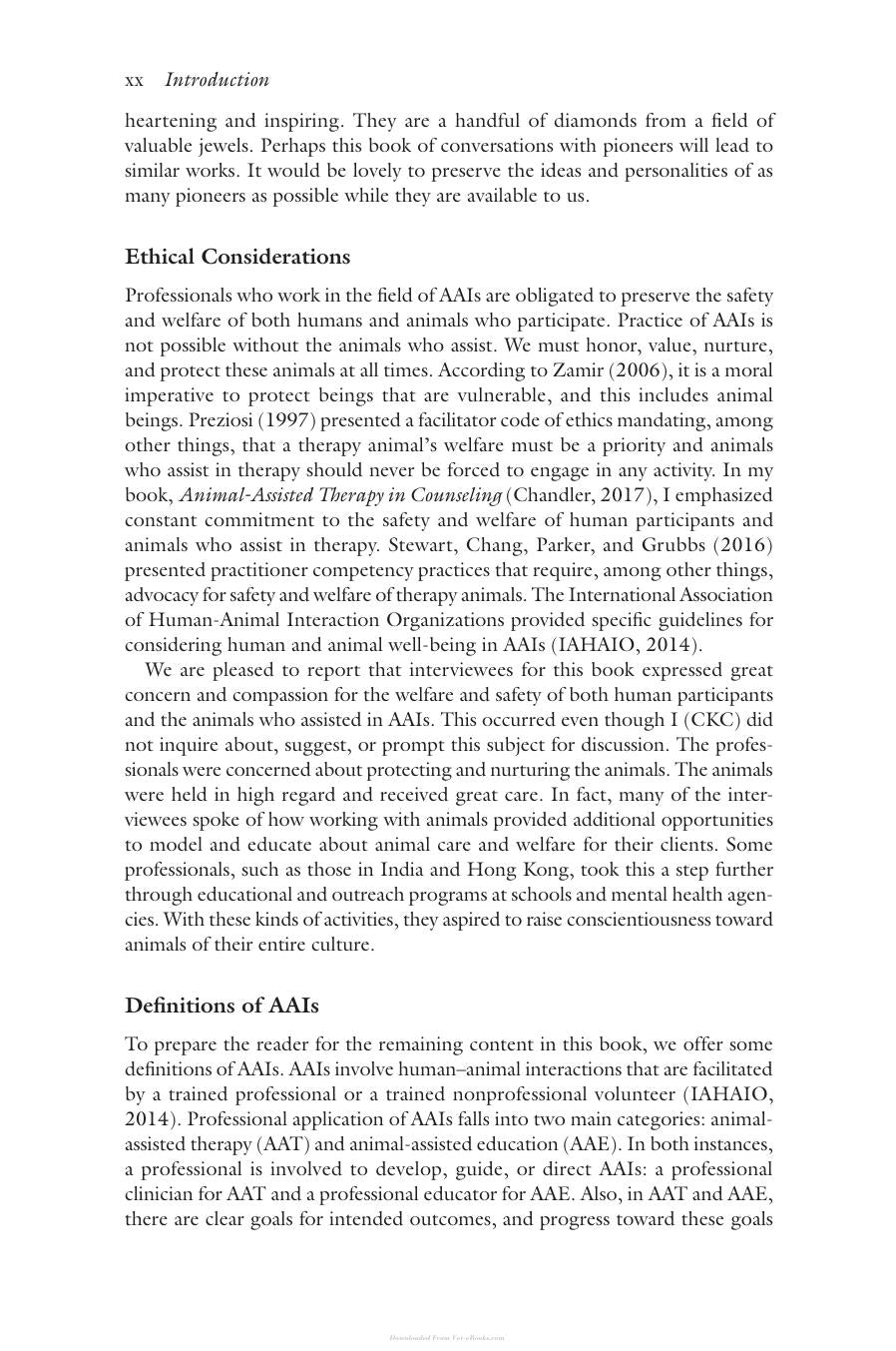 Animal Assisted Interventions for Emotional and Mental Health Conversations with Pioneers of the Field