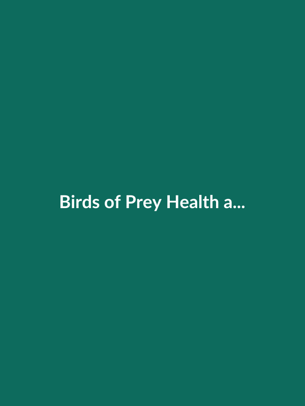 Birds of Prey Health and Disease 3rd edition - Veterinary E-Book Cover