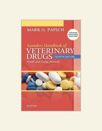 Saunders Handbook of Veterinary Drugs 4th Edition — front cover (HD)