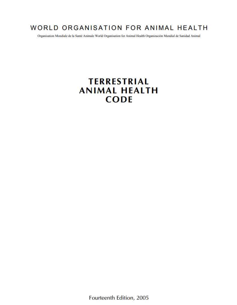 Terrestrial Animal Health Code