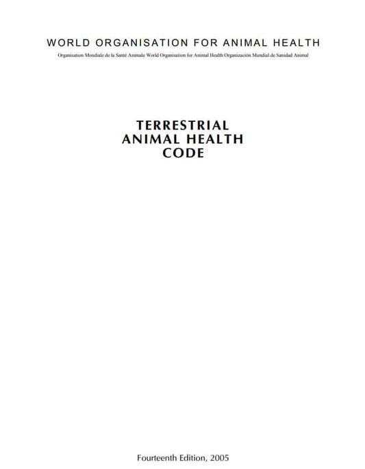 Terrestrial Animal Health Code