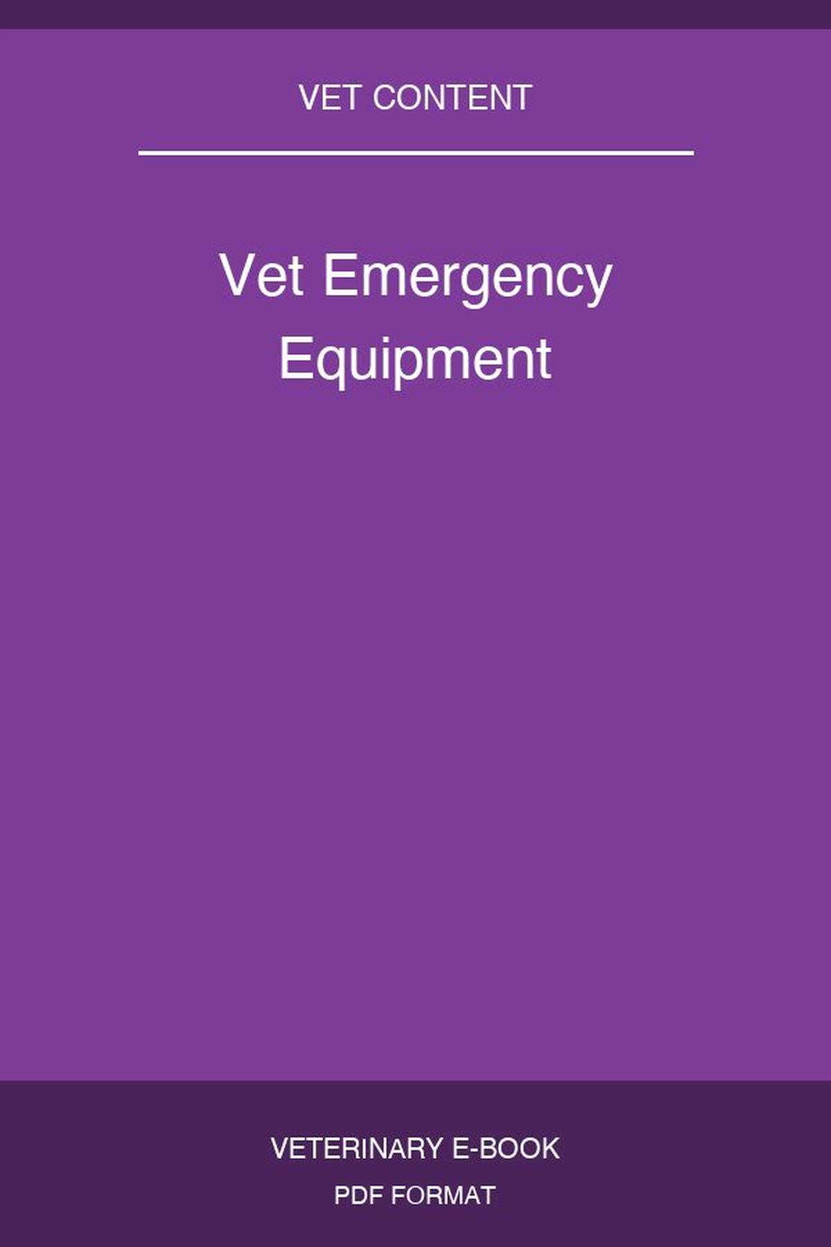 Vet Emergency Equipment