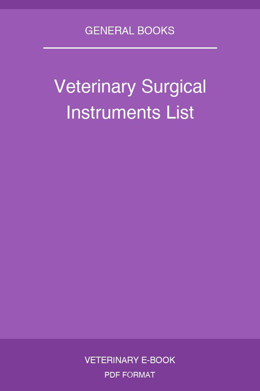 Veterinary Surgical Instruments List