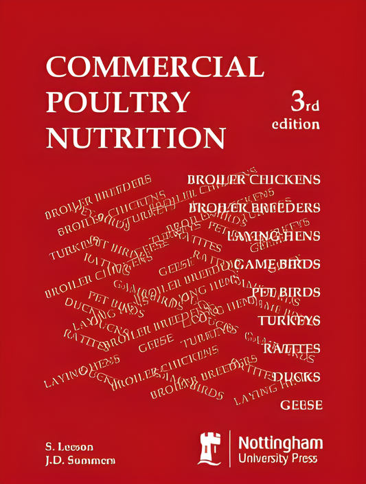 Commercial Poultry Nutrition 3rd Edition - HD Cover