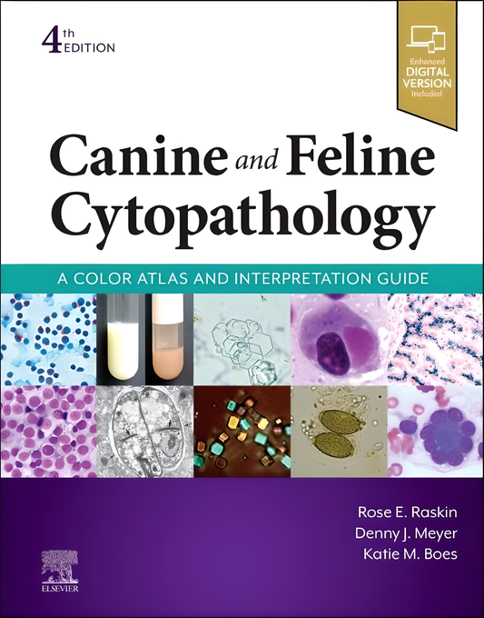 Canine and Feline Cytopathology: A Color Atlas and Interpretation Guide 4th Edition (PDF) - HD Cover