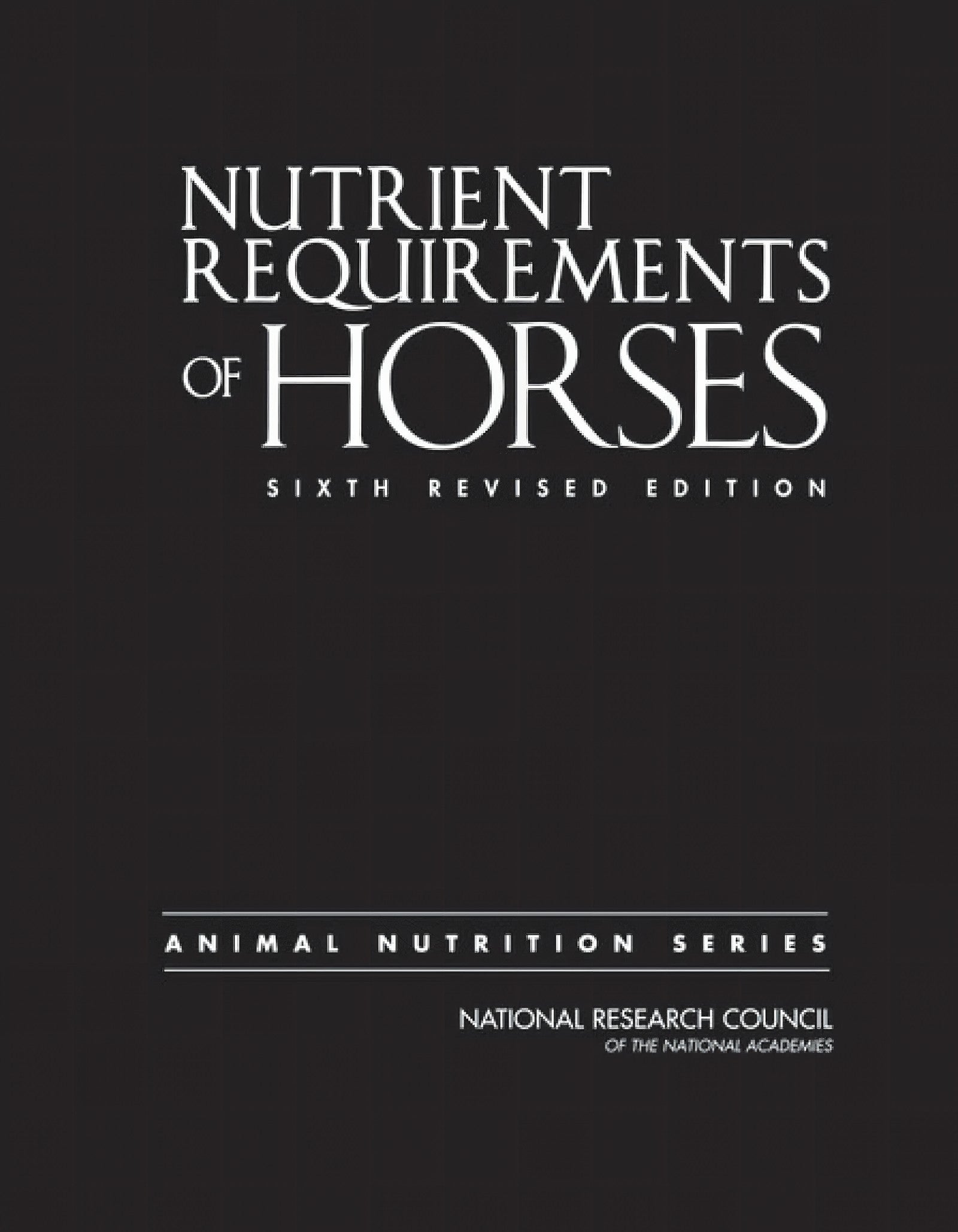 Nutrient Requirements Of Swine 11Th Revised Edition