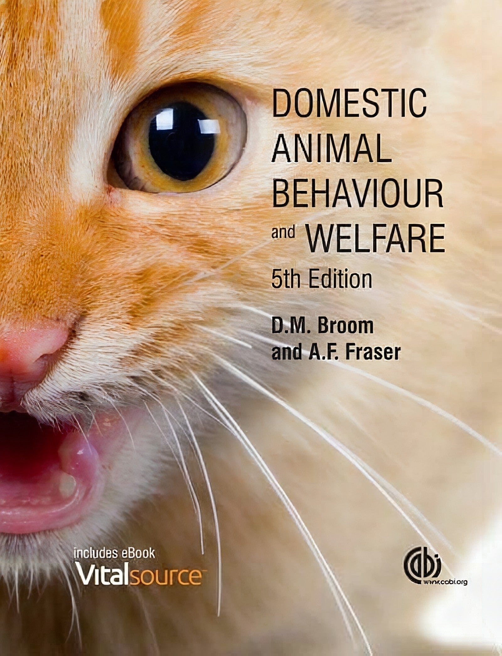 Domestic Animal Behaviour And Welfare Fifth Edition