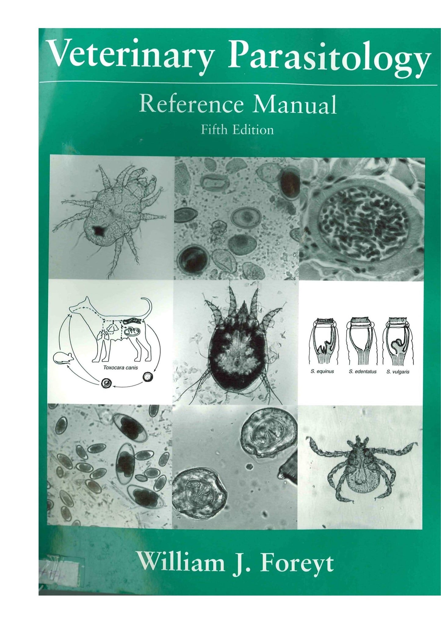 Veterinary Parasitology Reference Manual 5Th Edition