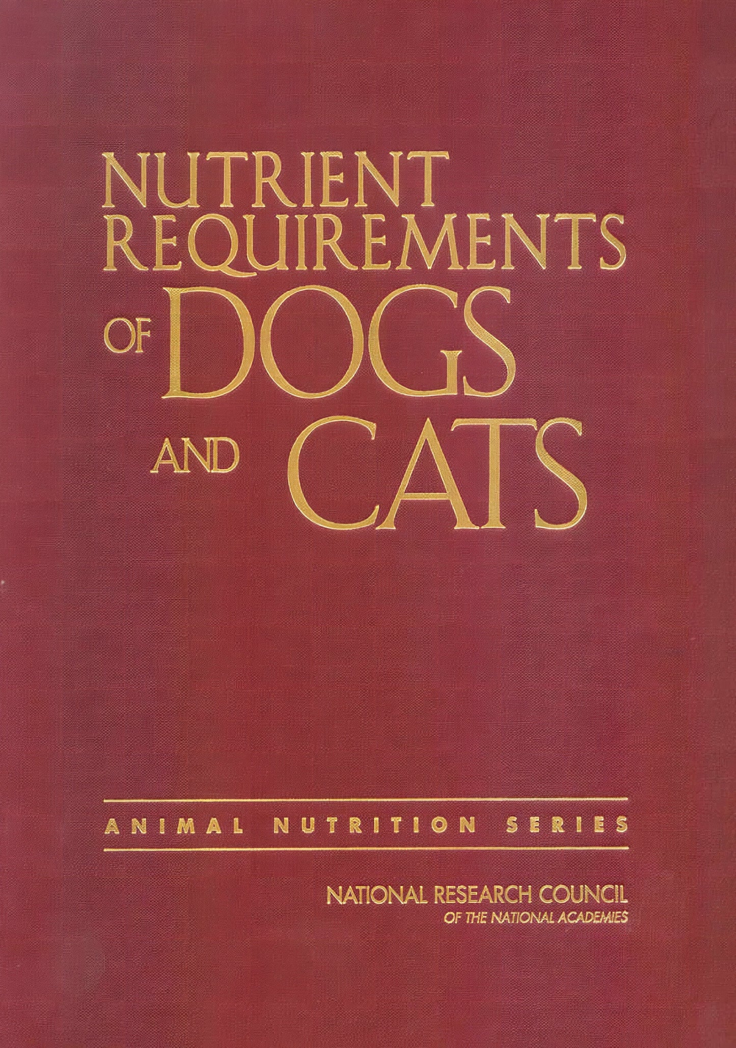 Nutrients Requirements Of Dogs And Cats