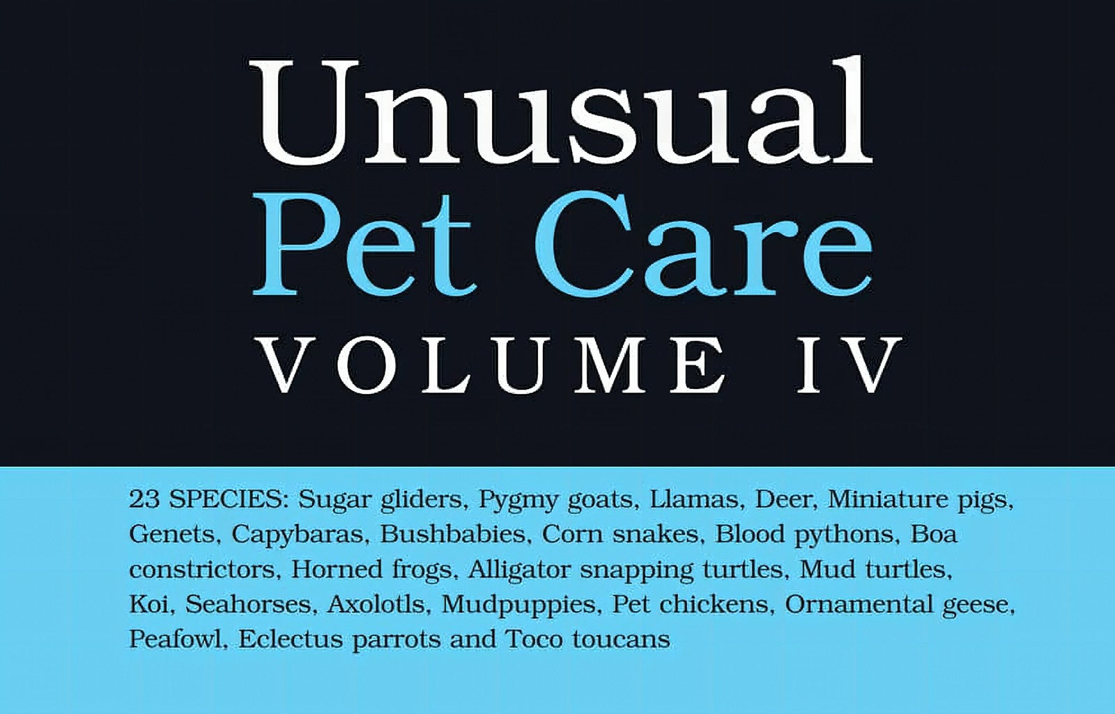 Unusual Pet Care Volume 1 4