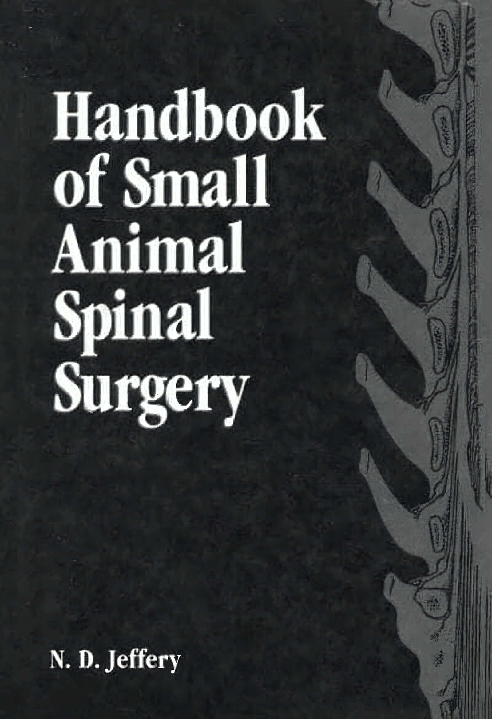 Handbook Of Small Animal Spinal Surgery