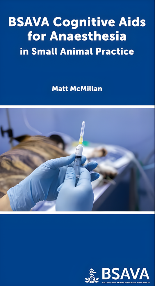 bsava cognitive aids for anaesthesia in small animal practice", - Original Cover