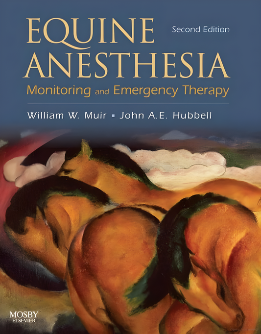 Equine Anesthesia Monitoring and Emergency Therapy - Original Cover