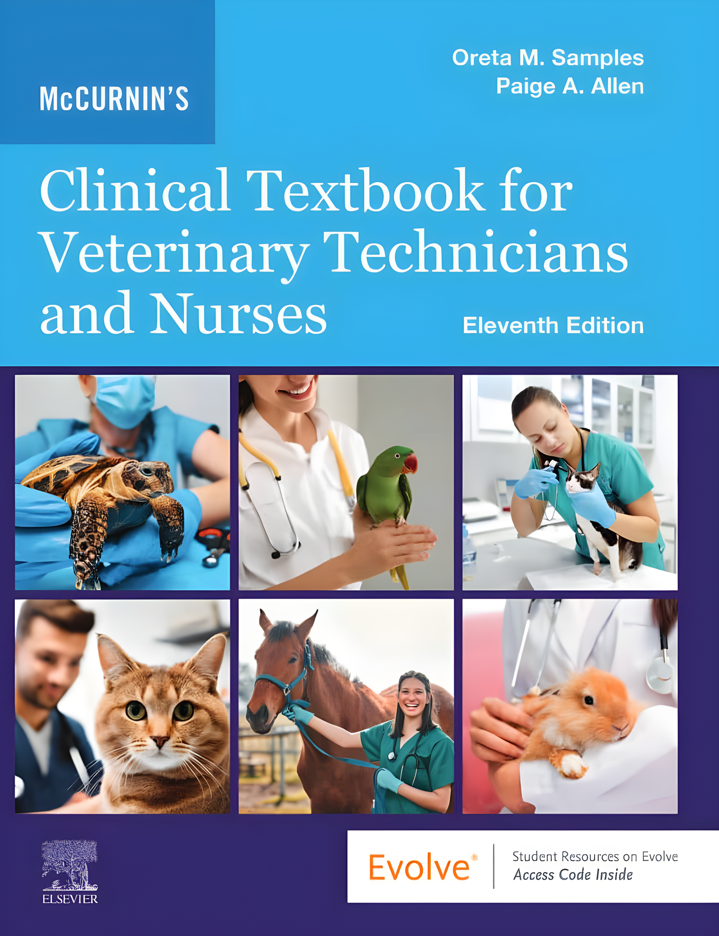 McCurnin’s Clinical Textbook for Veterinary Technicians 11th Edition + Workbook