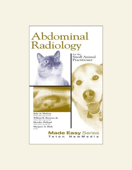 Abdominal Radiology for the Small Animal Practitioner — front cover (HD)