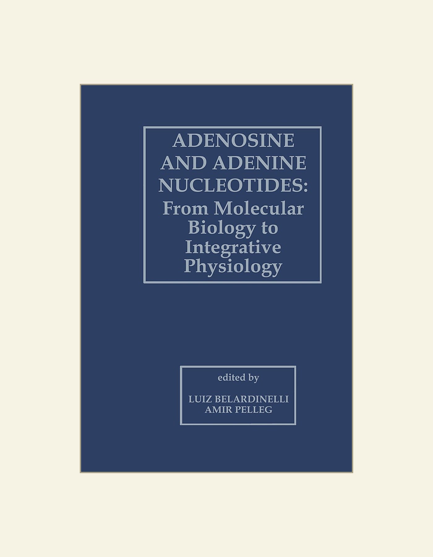 Adenosine and Adenine Nucleotides From Molecular Biology To Integrative Physiology — front cover