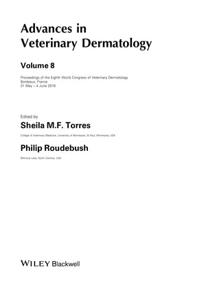Advances In Veterinary Dermatology Volume 8