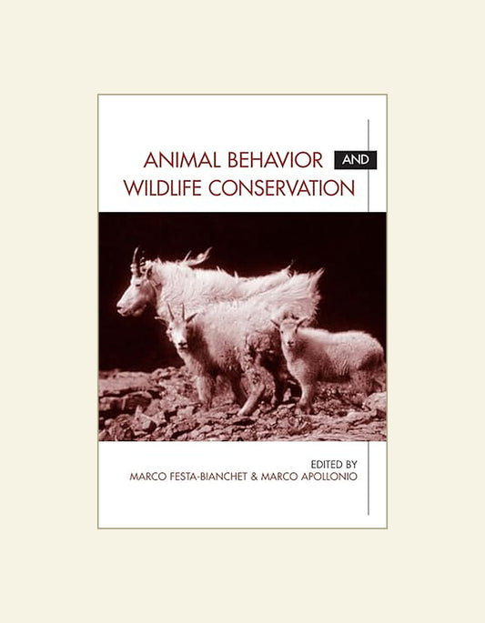 Animal Behavior and Wildlife Conservation — front cover
