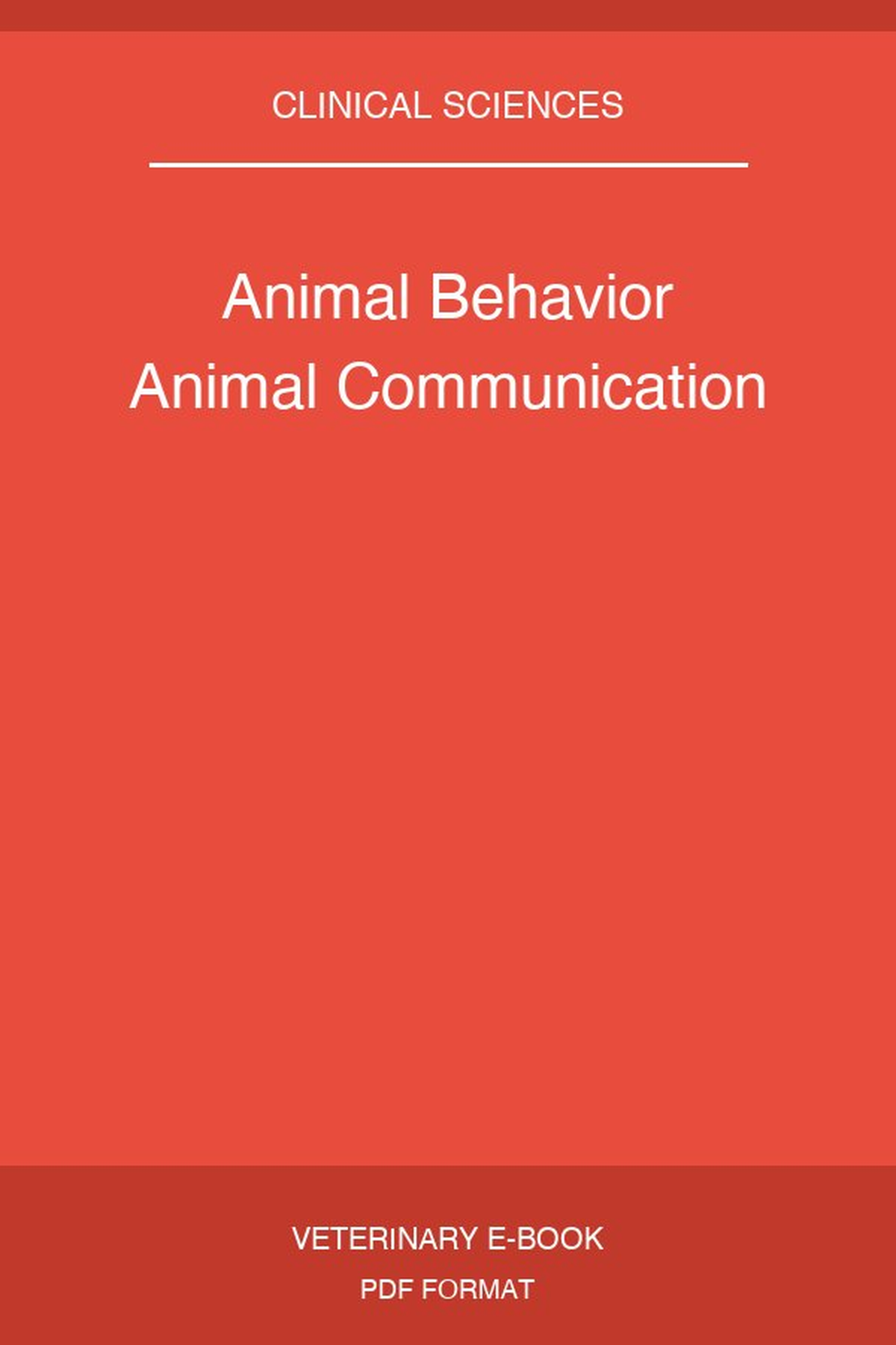 Animal Behavior Animal Communication