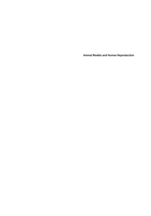 Animal Models and Human Reproduction