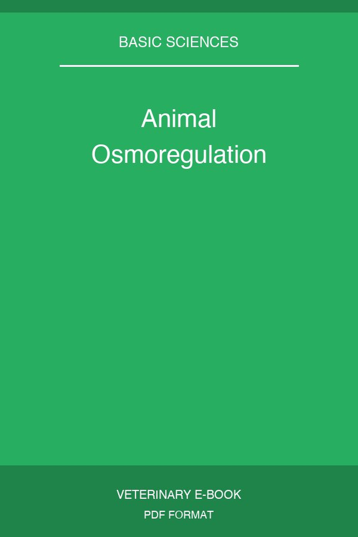 Animal Osmoregulation