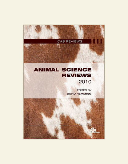 Animal Science Reviews 2010 — front cover