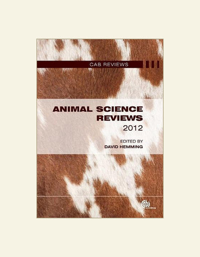 Animal Science Reviews 2012 — front cover
