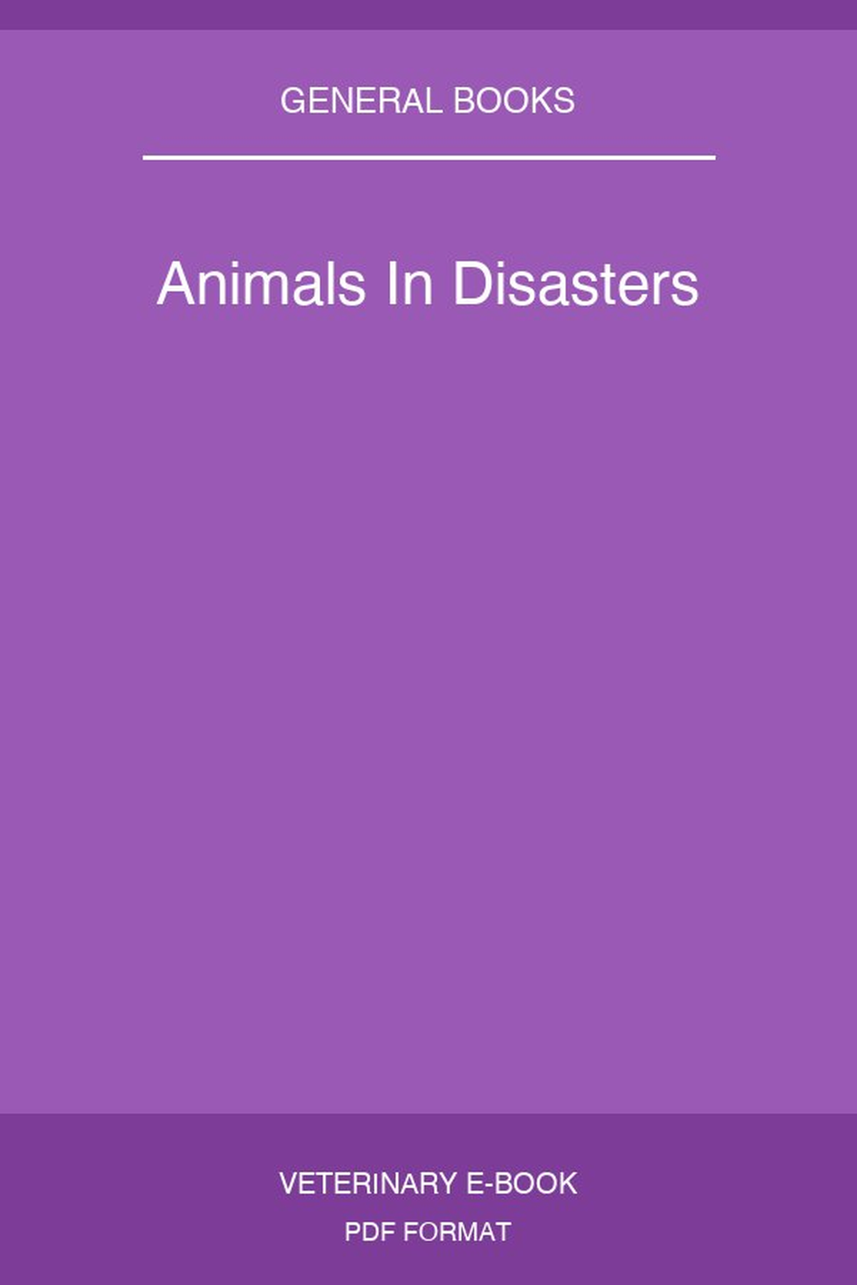Animals In Disasters