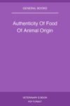 Authenticity Of Food Of Animal Origin