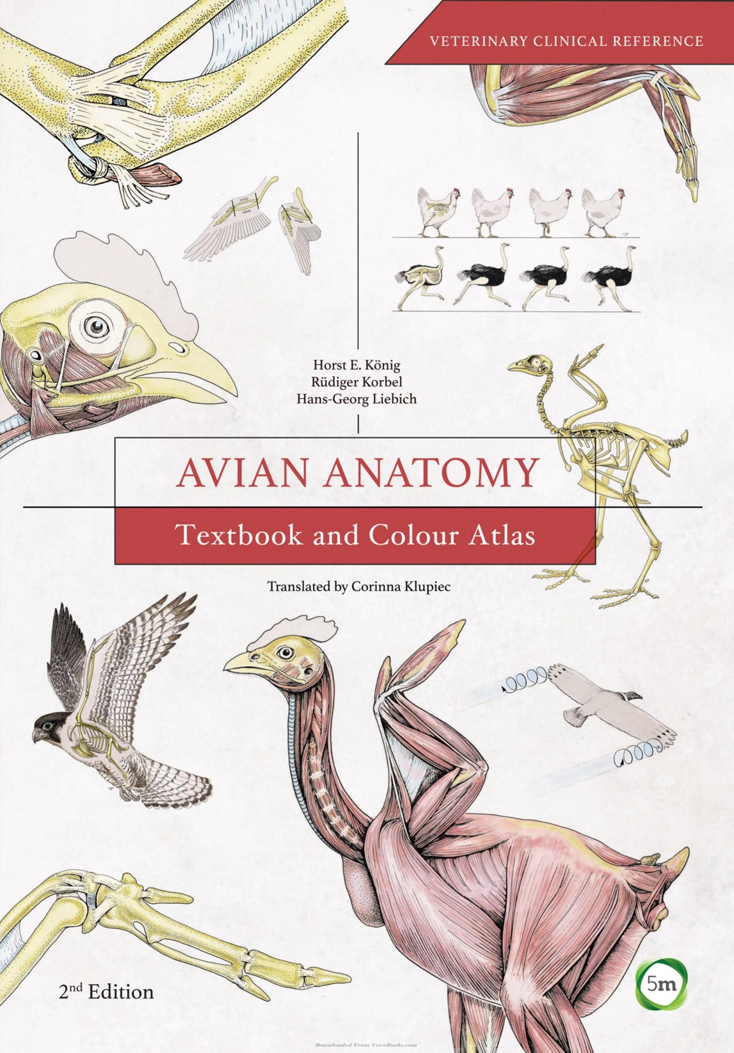 Avian Anatomy Textbook and Colour Atlas