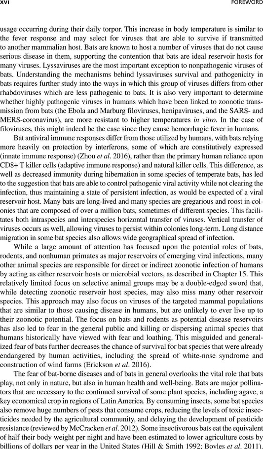 Bats And Human Health Ebola Sars Rabies And Beyond