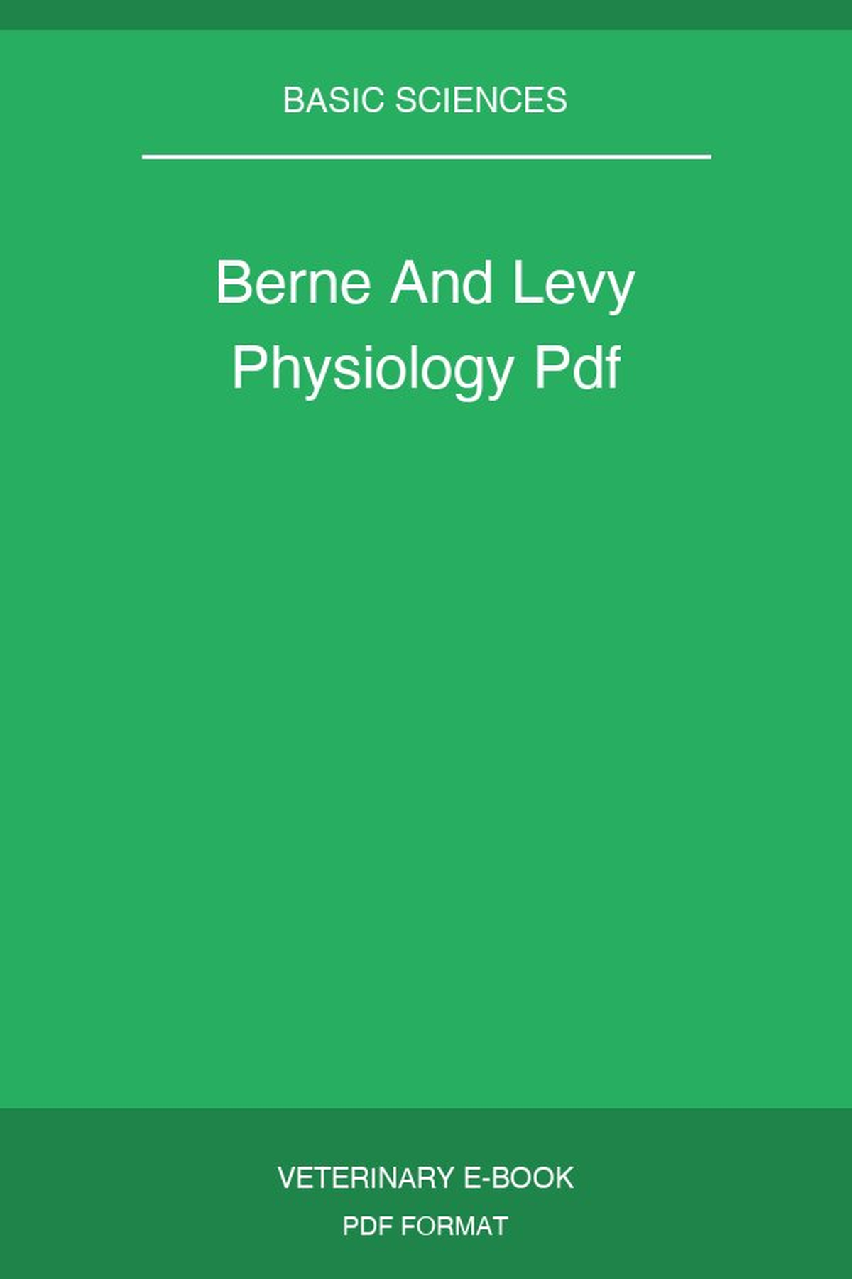 Berne And Levy Physiology