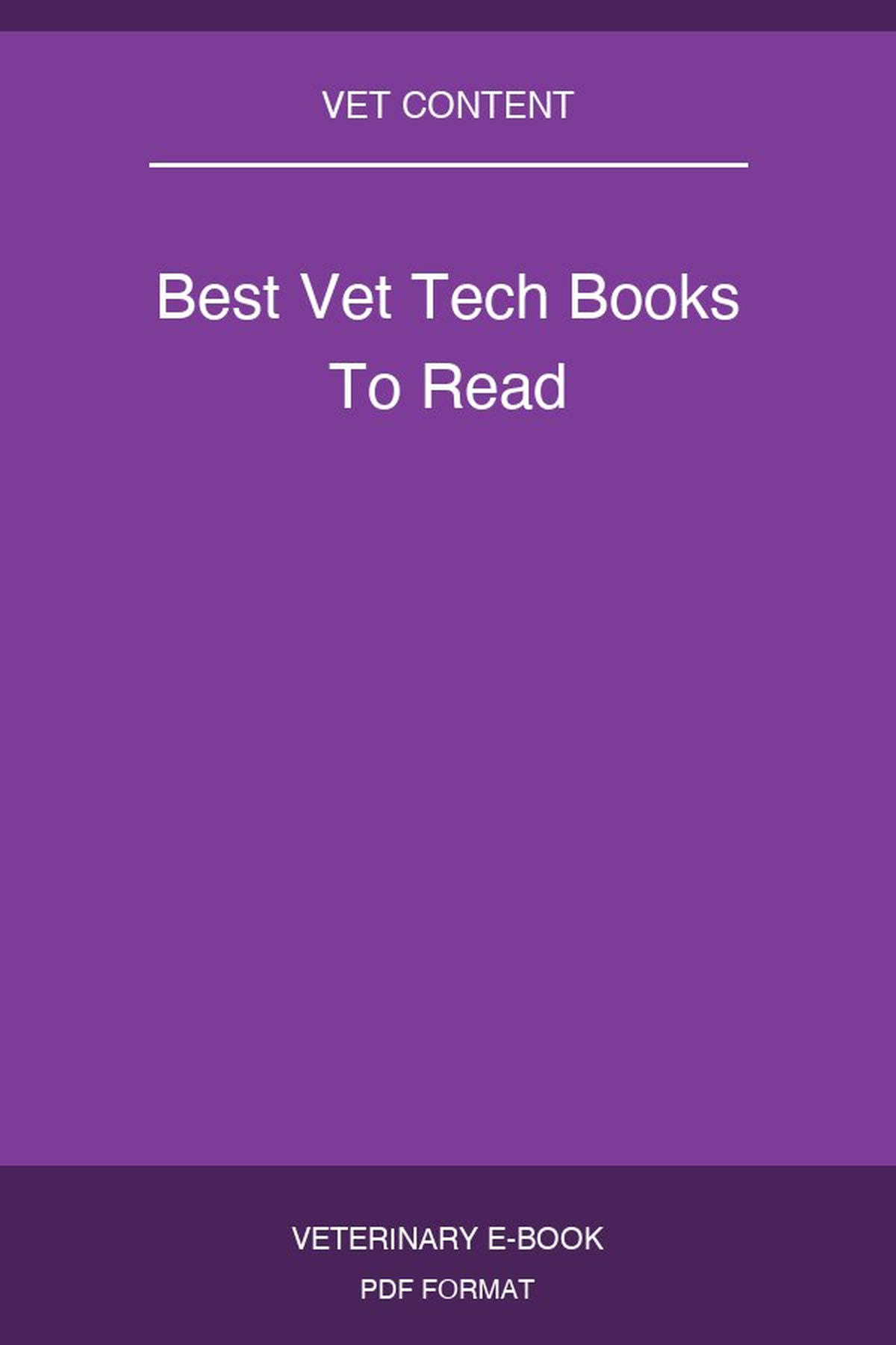 Best Vet Tech Books To Read
