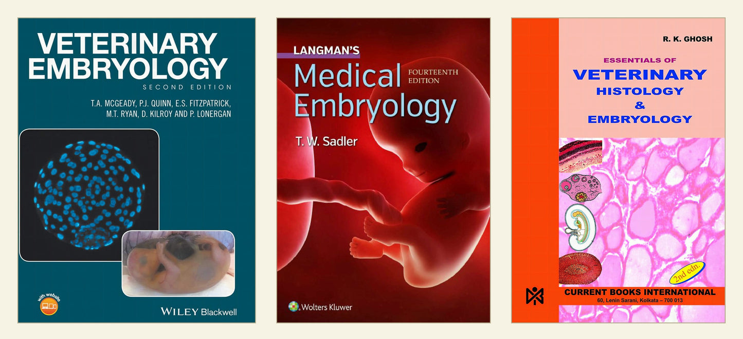Best Veterinary Embryology Books Pack (3 Books) — curated multi-book bundle