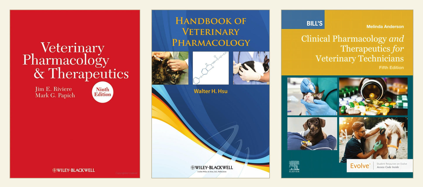 Best Veterinary Pharmacology Books Pack (6 Books) — curated multi-book bundle