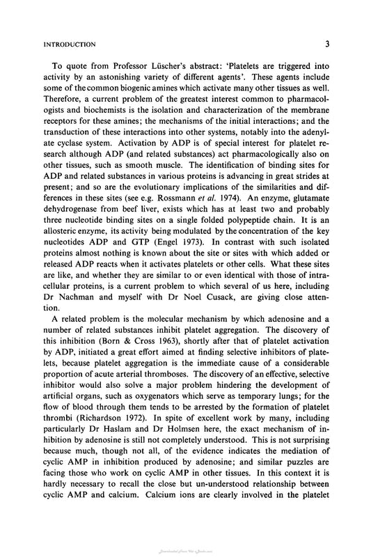 Biochemistry and Pharmacology Of Platelets Novartis Foundation Symposia