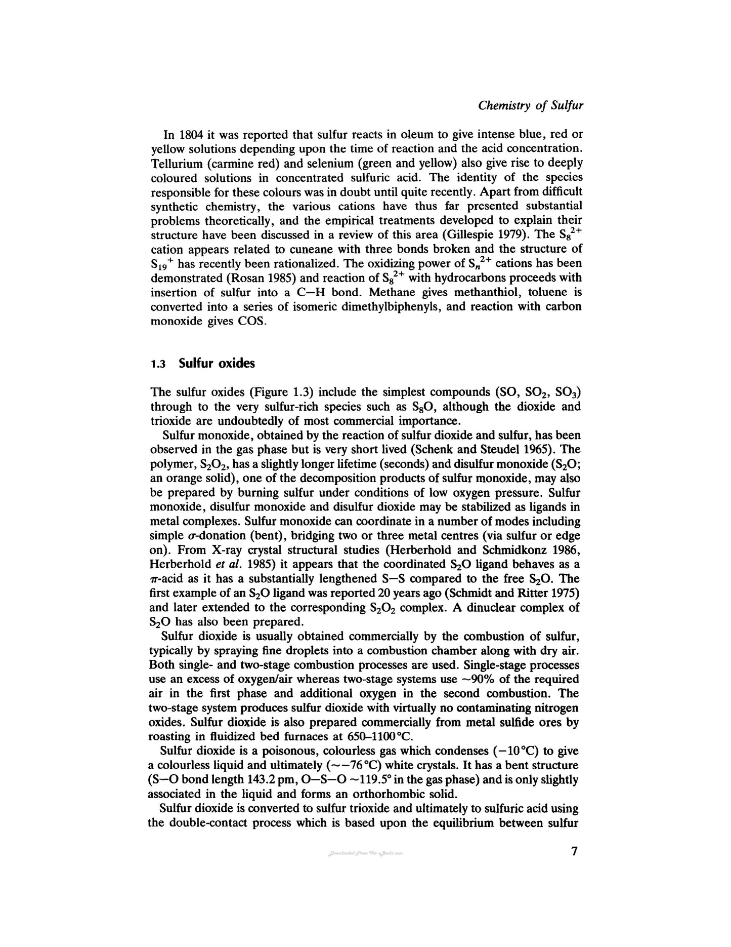 Biological Interactions Of Sulfur Compounds