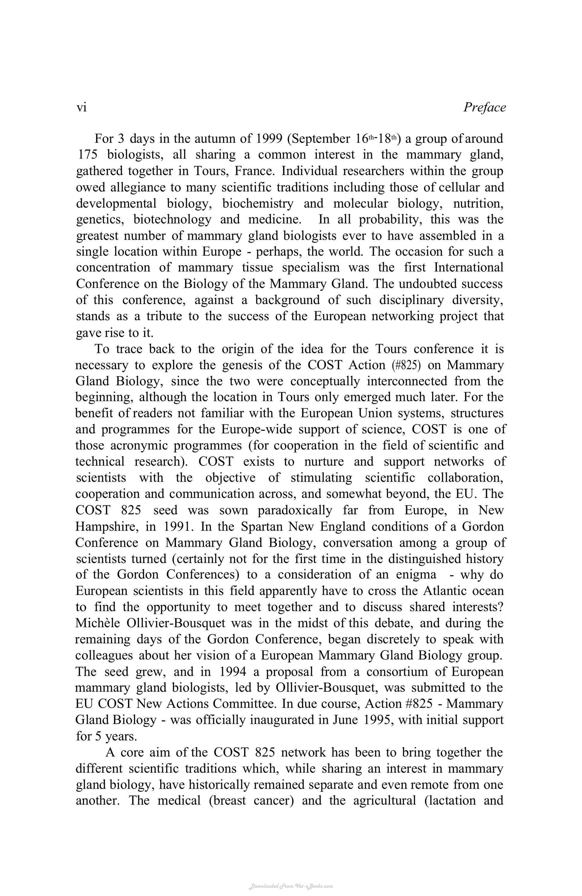Biology Of The Mammary Gland Advances In Experimental Medicine And Biology