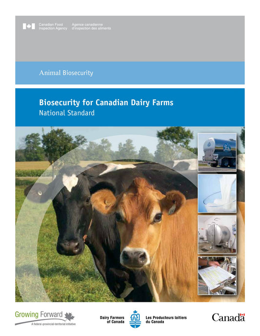 Biosecurity For Canadian Dairy Farms National Standard — front cover