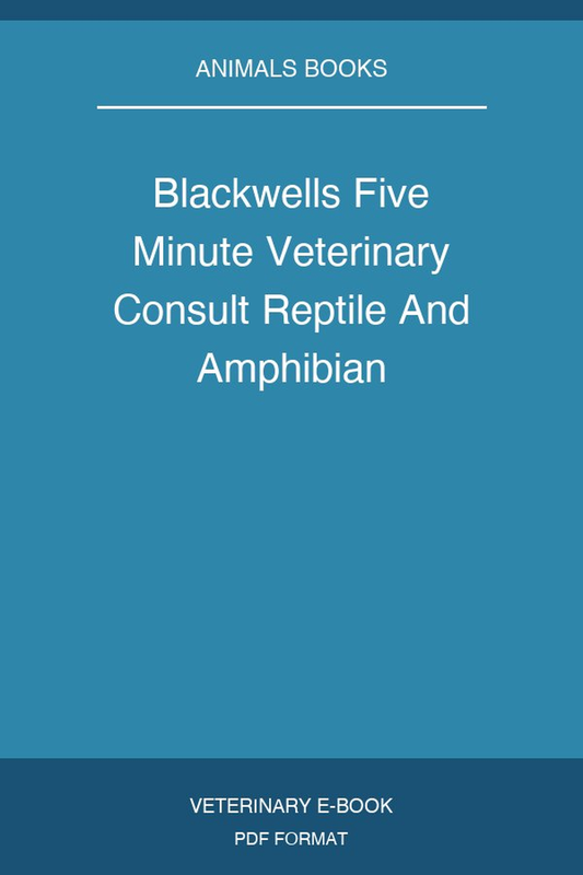 Blackwells Five Minute Veterinary Consult Reptile And Amphibian