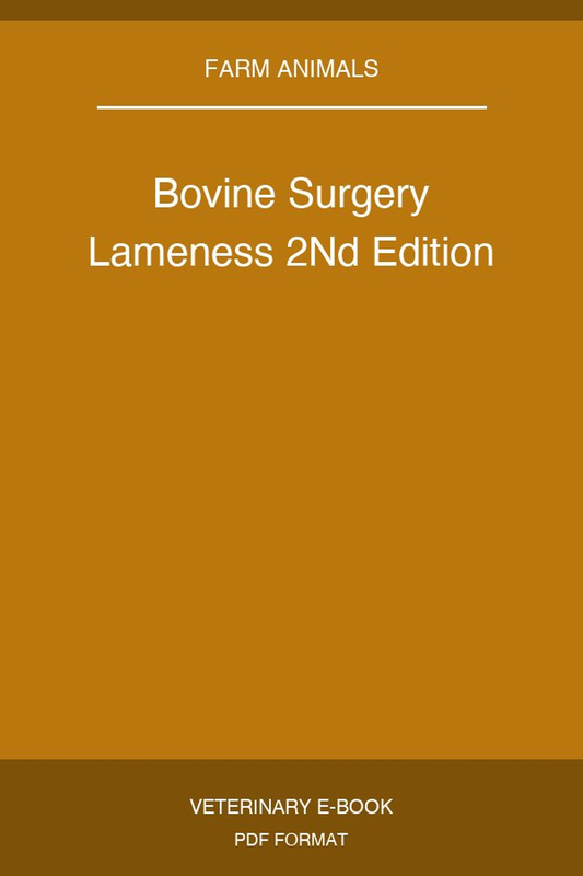 Bovine Surgery Lameness 2Nd Edition