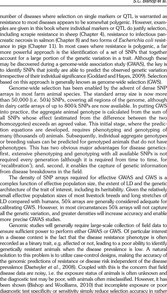 Breedings For Diseases Resistance In Farm Animal 3rd Edition