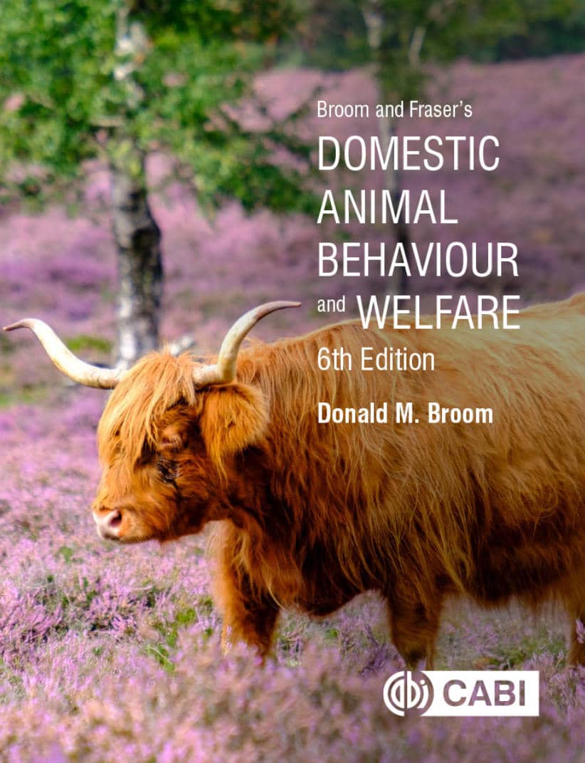 Broom And Frasers Domestic Animal Behaviour And Welfare 6Th Edition