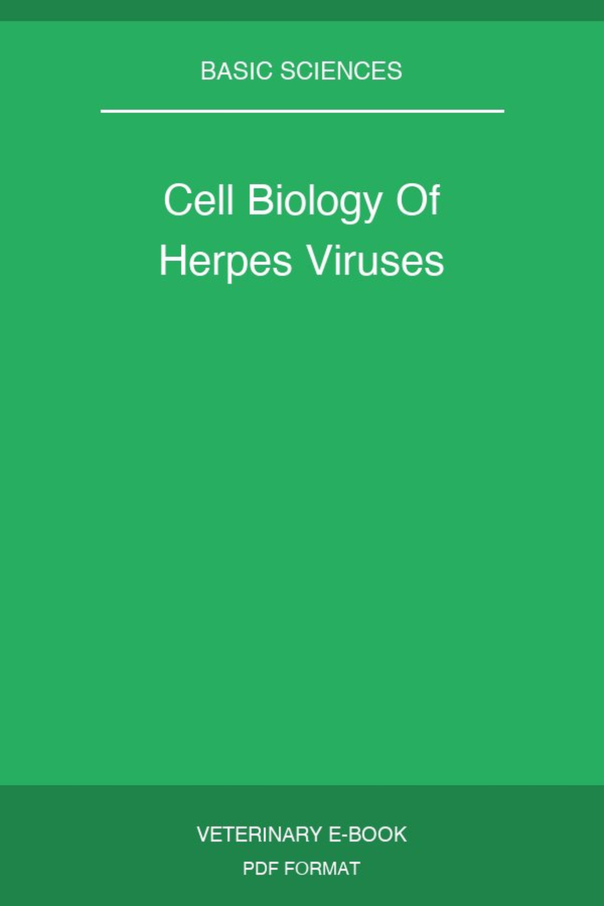 Cell Biology Of Herpes Viruses